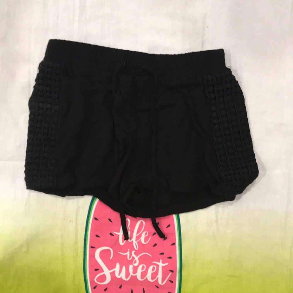 Black comfy shorts for girls size small